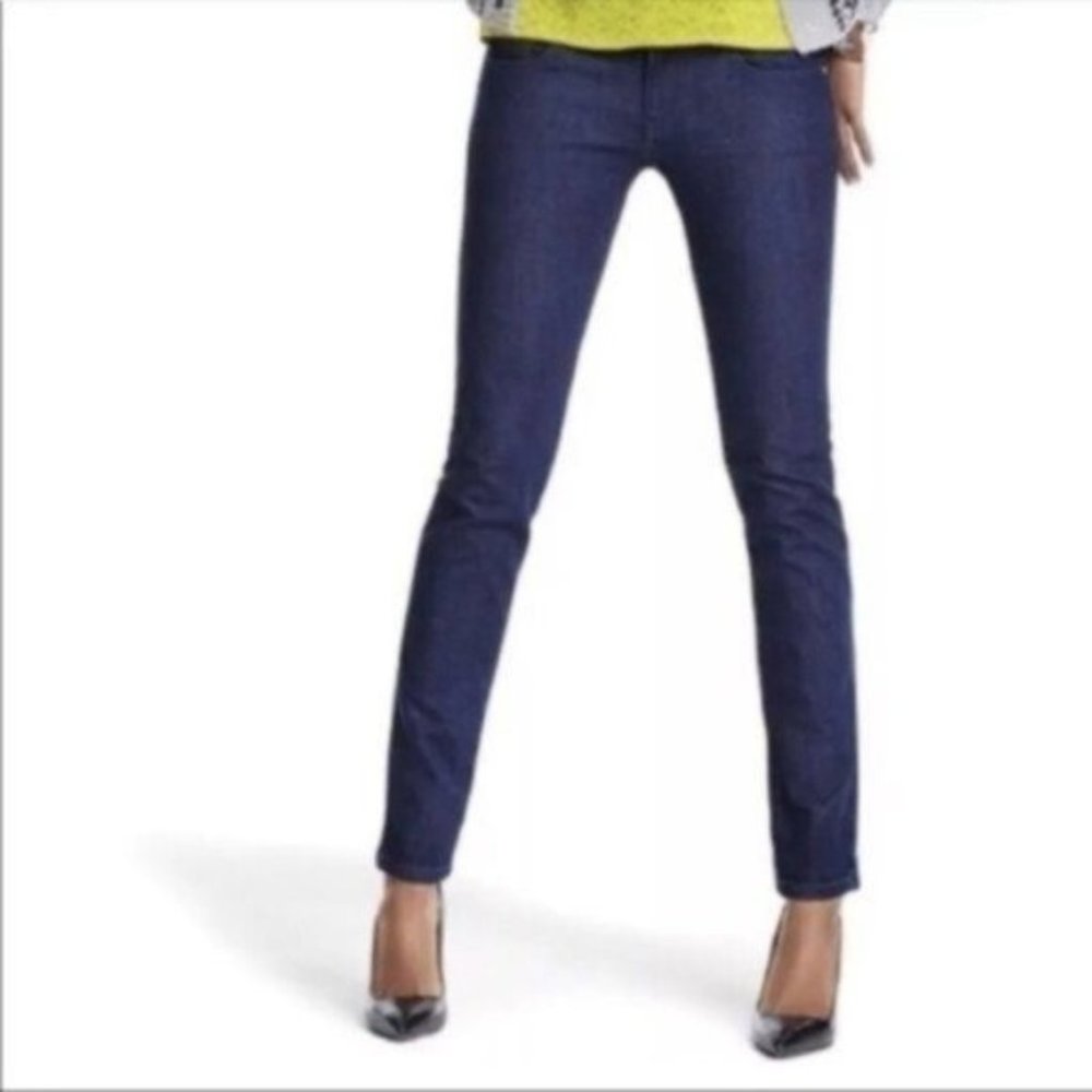 Cabi 3040‎ Knight Dark Wash Skinny Curvy Jeans 6